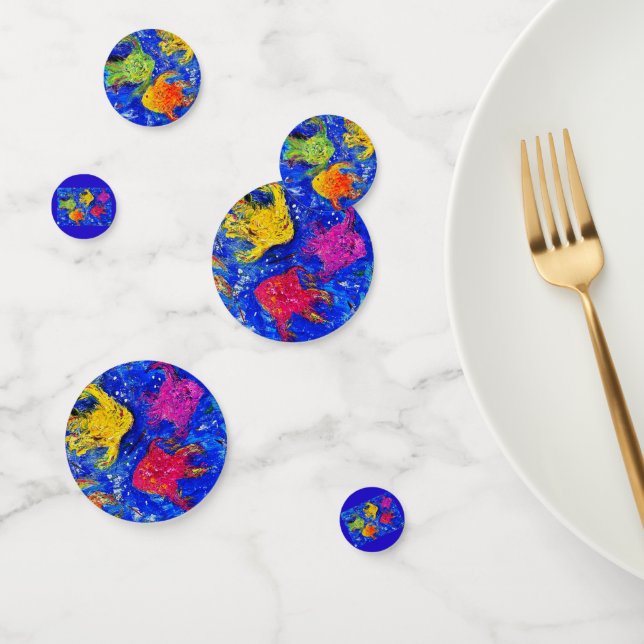 TOO COOL FOR SCHOOL FISH CONFETTI (Group)
