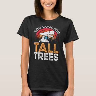 Too Cool For Tall Trees Backprint Bonsai T-Shirt