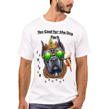 Too Cool for the Dog Park-Dog loverT-Shirt Design"