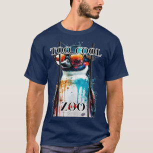 Too Cool for the Zoo Penguin T-Shirt