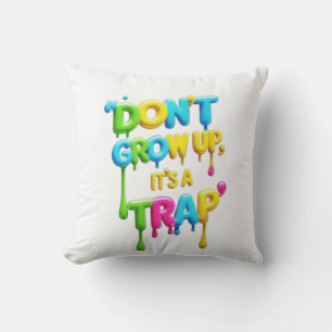 Too Cool for This Weather   Funny Quote Throw Pill Pillow