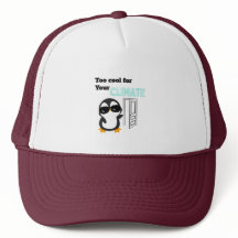 Too Cool for Your Climate Funny Penguin
