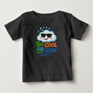 Too Cool Rain Cute Cloud Baby Fine Jersey T-Shirt