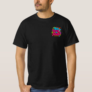 Too Cool To Care — Men’s Bold Typography T-Shirt