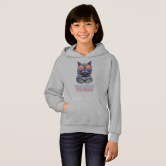 Too Cool to Care | Stylish Chill Cat