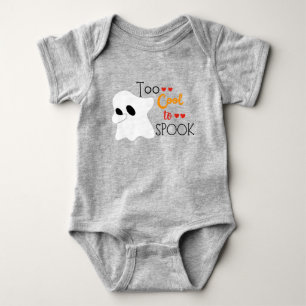 Too Cool To Spook   Halloween Baby Bodysuit