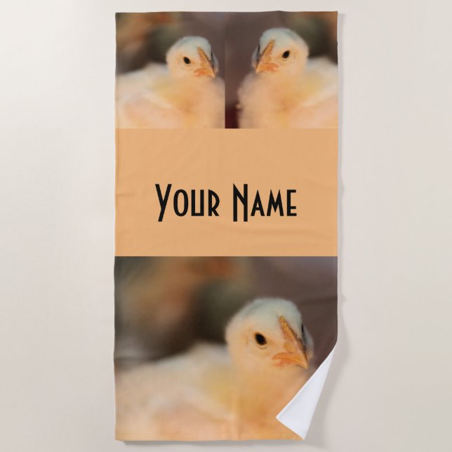 Too cute beach towel (Front)