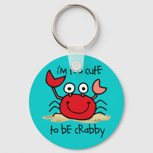 Too Cute Crab Keychain