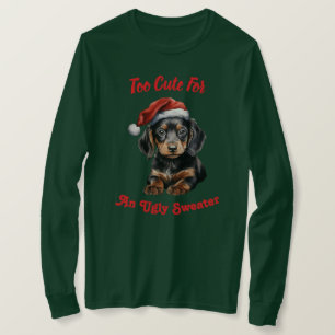 Too Cute for an Ugly Sweater Dachshund