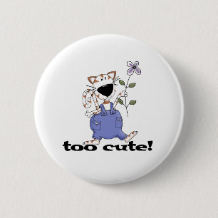 Too Cute Kitty Cat 2 Inch Round Button