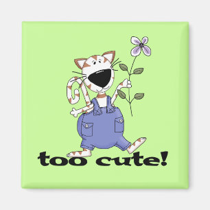 Too Cute Kitty Cat Tshirts and Gifts Magnet