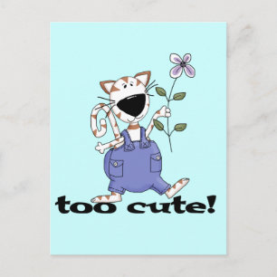 Too Cute Kitty Cat Tshirts and Gifts Postcard
