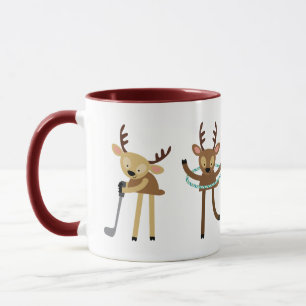 Too Cute Reindeer Games Christmas Mug