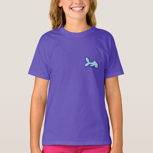 TOO CUTE TO BITE! Customizable Shark T-shirt (Front)