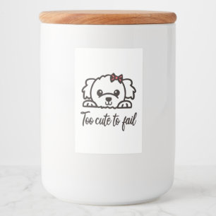 Too cute to fail(4) food label