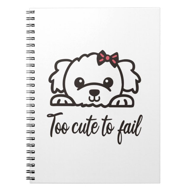 Too cute to fail(4) notebook (Front)