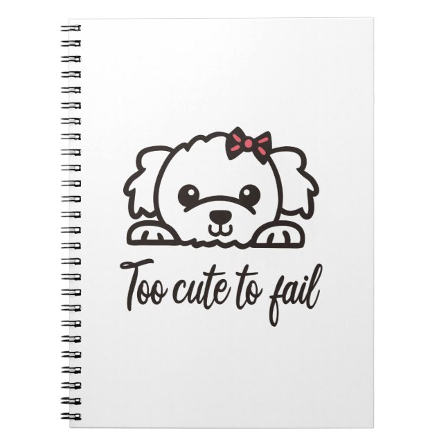 Too cute to fail(4) notebook (Front)