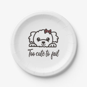 Too cute to fail(4) paper plate