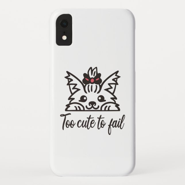 Too cute to fail Case-Mate iPhone case (Back)