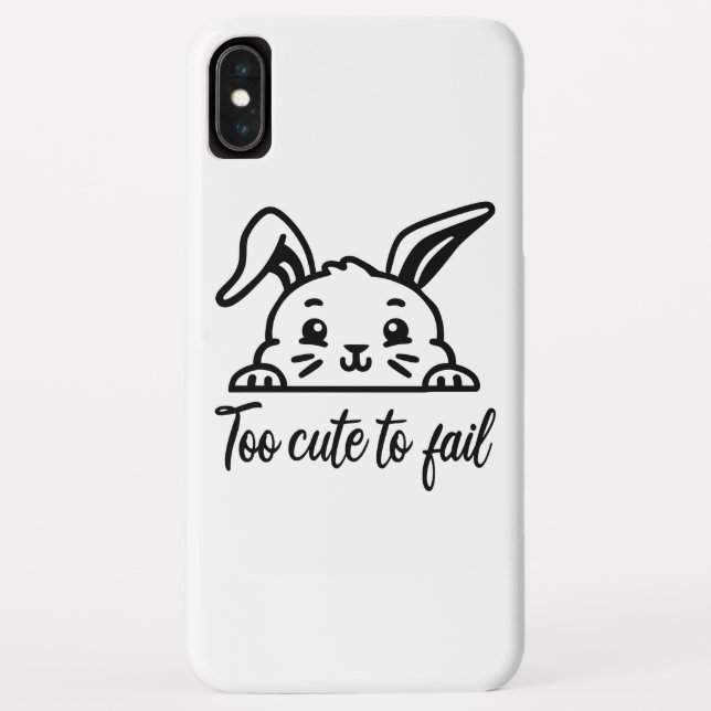Too cute to fail Case-Mate iPhone case (Back)