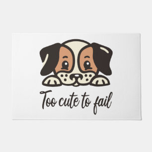 Too cute to fail doormat