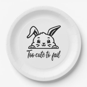 Too cute to fail paper plate