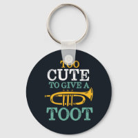 Too Cute To Give A Toot Funny Trumpet Player Puns