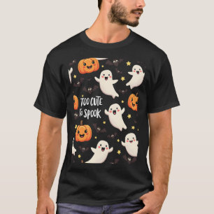 Too Cute to Spook Adorable Halloween T-Shirt