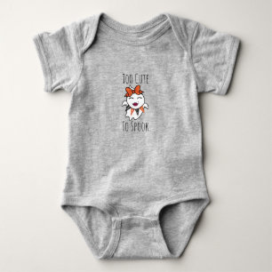 Too Cute To Spook baby bodysuit