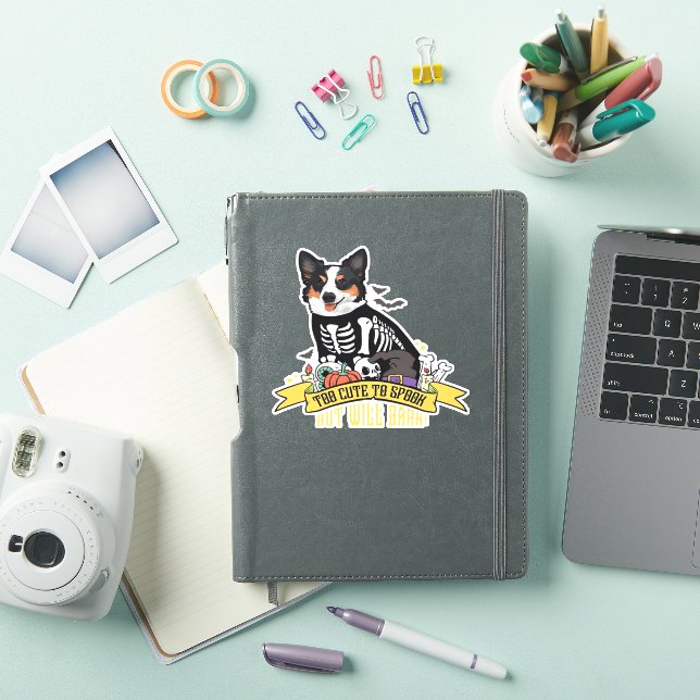 Too Cute to Spook But Will Bark Adorable Halloween (iPad Cover)