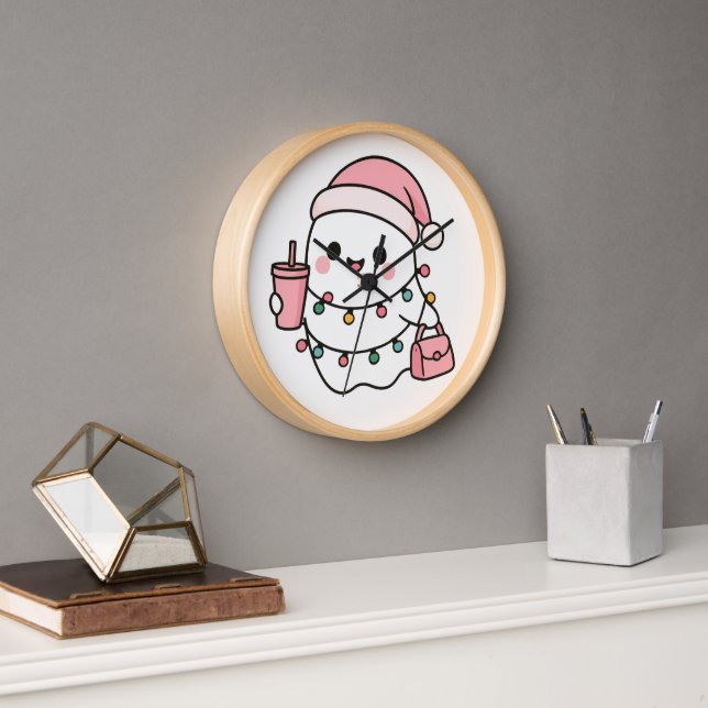 Too Cute to Spook Christmas Clock (Office)