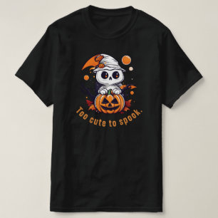 Too cute to spook Cute ghost Tee