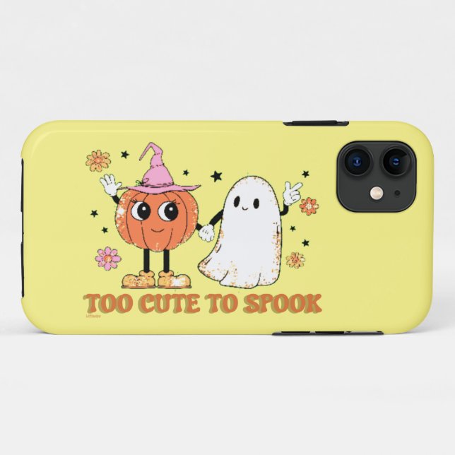 TOO CUTE TO SPOOK funny cute ghost halloween       Case-Mate iPhone Case (Back (Horizontal))