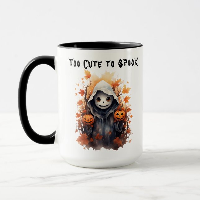 Too Cute To Spook Ghost Mug (Left)