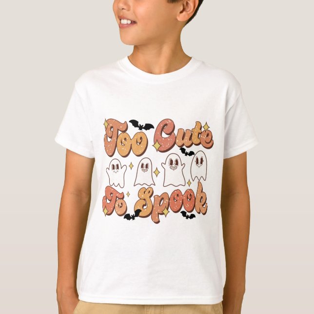 Too Cute to Spook Ghosts T-Shirt (Front)