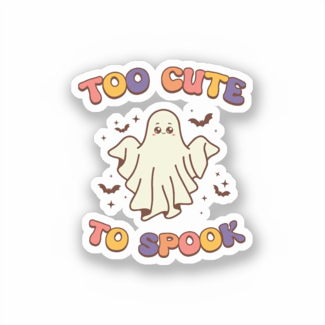 Too cute to spook Halloween  (Front)