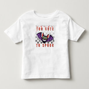 Too Cute to Spook Halloween Bat – Cute Spooky Bat Toddler T-shirt