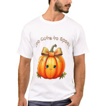 Too Cute to Spook – Pumpkin Halloween Design
