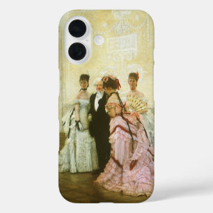 Too Early by James Tissot, Vintage Victorian Art iPhone 16 Case