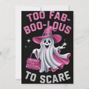 Too fab-boo-lous to scary holiday card