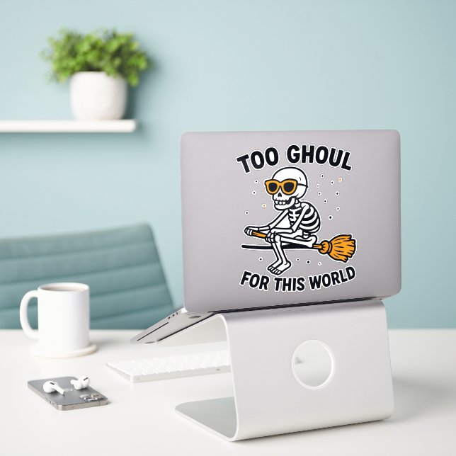 Too Ghoul for This World (Laptop On Desk)