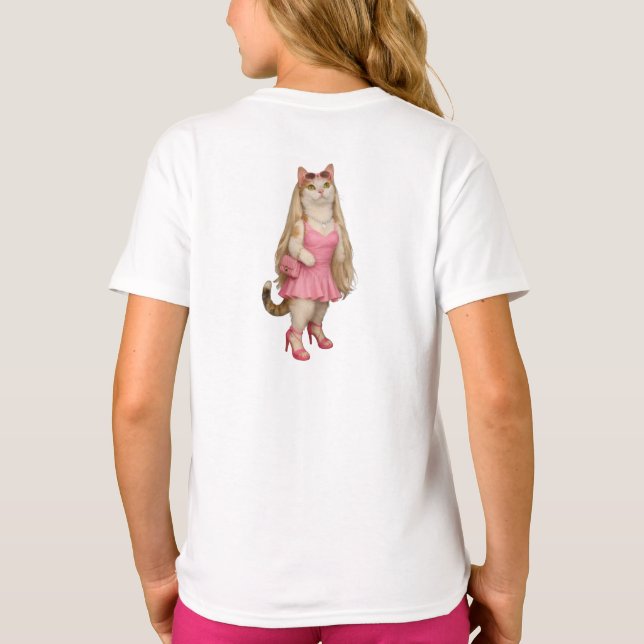 Too Glam to Be Calm – Sassy Glam Quote Tee (Back)