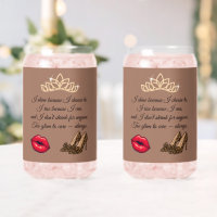 Too Glam To Care – Chic Quote Drinkware Set
