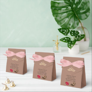 Too Glam To Care – Chic Quote  Favor Box