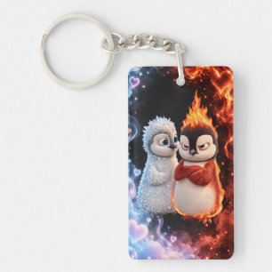 Too Hot to Handle but Still Cute  Keychain