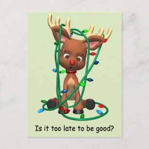 Too Late to Be Good? Postcard