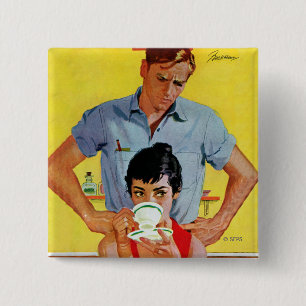 Too Late To Make Up 2 Inch Square Button