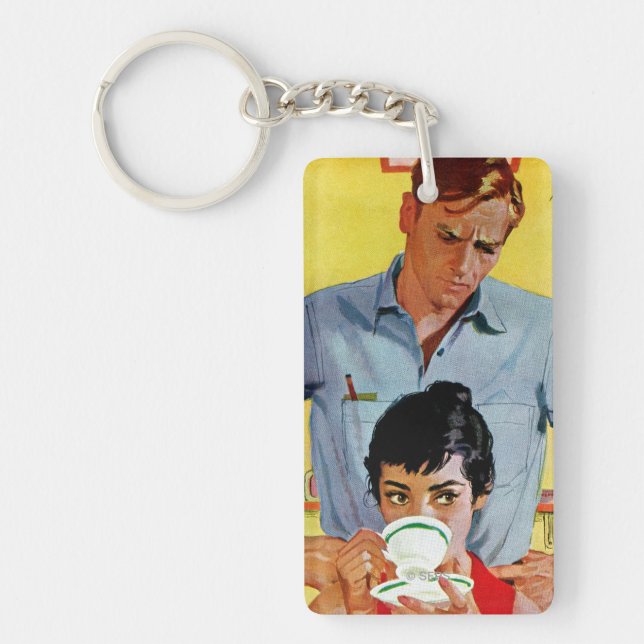 Too Late To Make Up Keychain (Front)