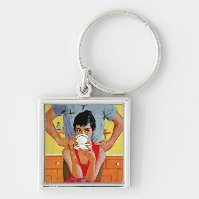 Too Late To Make Up Keychain (Front)