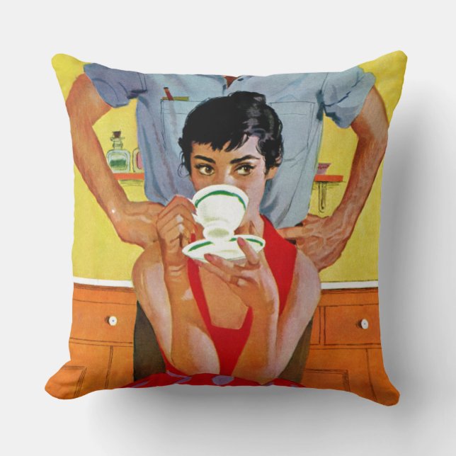 Too Late To Make Up Throw Pillow (Front)